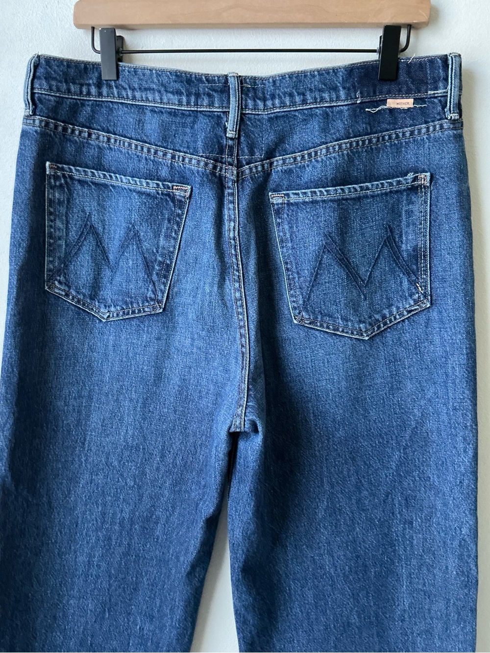 MOTHER SUPERIOR Jeans Spitfire Nerdy Cuff Did You Bring Me Anything Blue Size 29 - Picture 4 of 14